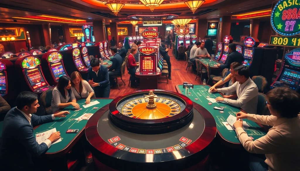 Experience the thrill of 88AA as players enjoy dynamic casino games with exciting action and colorful slot machines.
